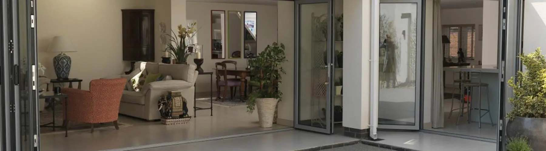 Passiv Haus Aluminium Clad Bifold Door