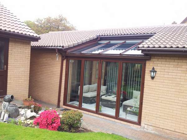 Mr H. Crosby,Liverpool, Design and biuld Garden room Cnservatory. Roof Glazed with 28mm Celcius One Elite U value .9